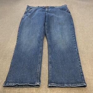 Ariat Rebar M4 Jeans Mens 44x30 Western Blue Relaxed Boot Cut Denim Workwear